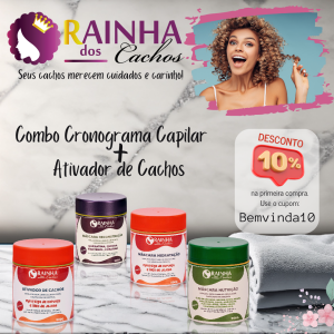 Combo Capilar + Ativador de Cachos